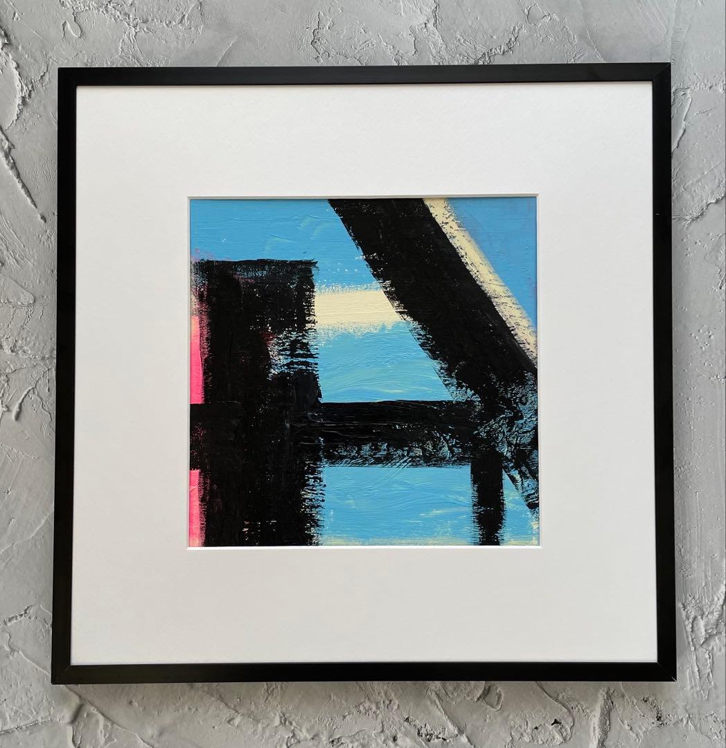 原画/抽象画/モダンアート/インテリア/アクリル画/BRIDGE 海 サーフィン