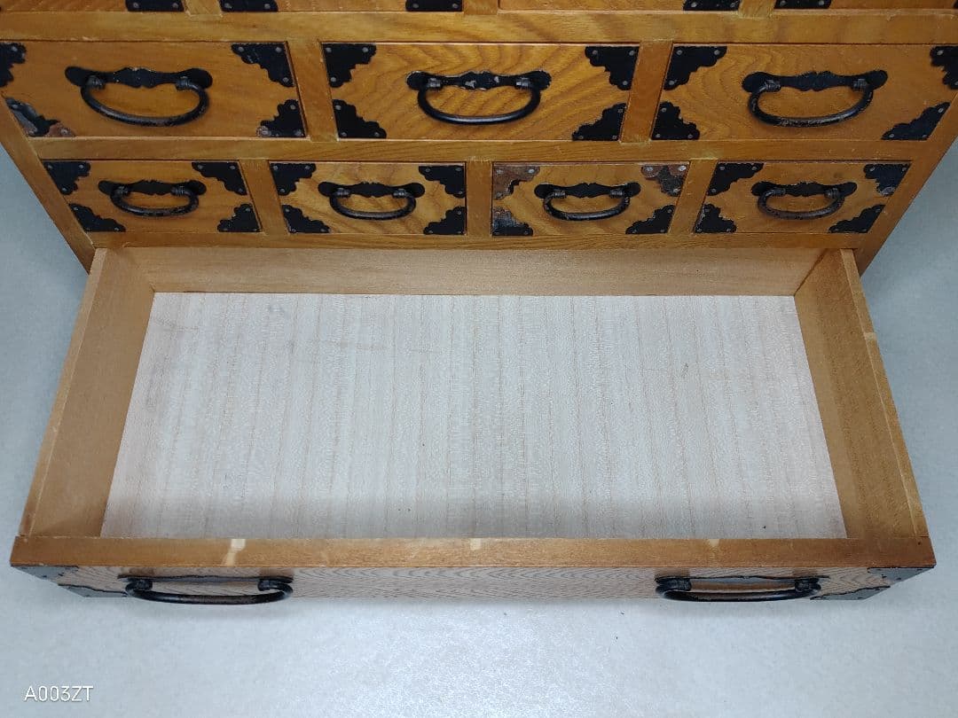 薬箪笥 薬箱 小引き出し 小物入れ 昭和レトロ 5段 17杯