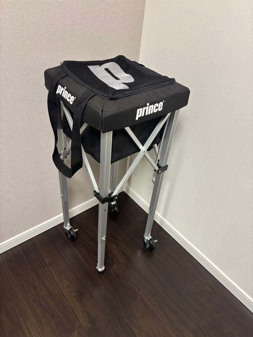 値下中　Prince　ボールバスケットセット　コンパクトタイプ　６５球付+おまけ