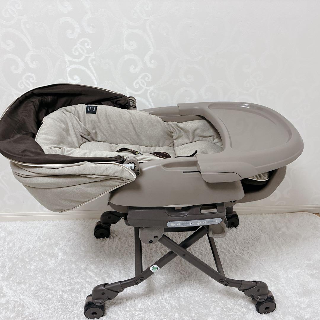 【美品】コンビ ネムリラ AT BEDi 電動 ハイローチェア オートスイング