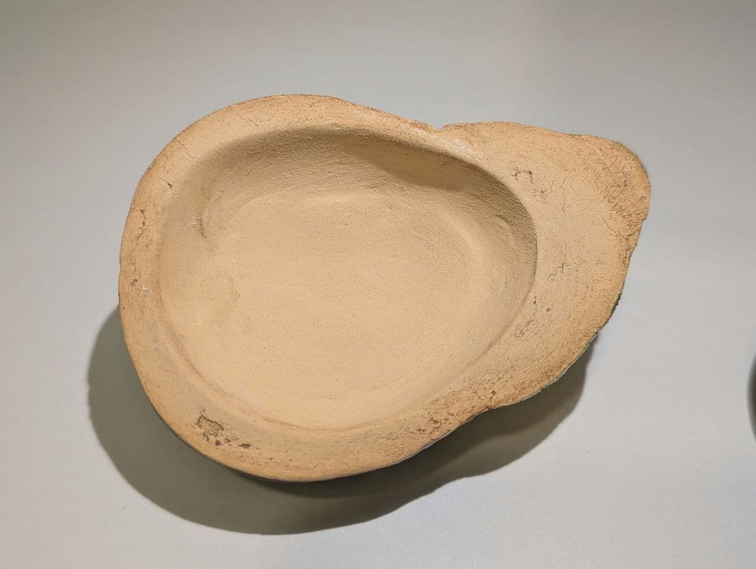 『佐々木二六』三代松柏庵　茄子割　香合　愛媛　二六焼　茶道具　共箱