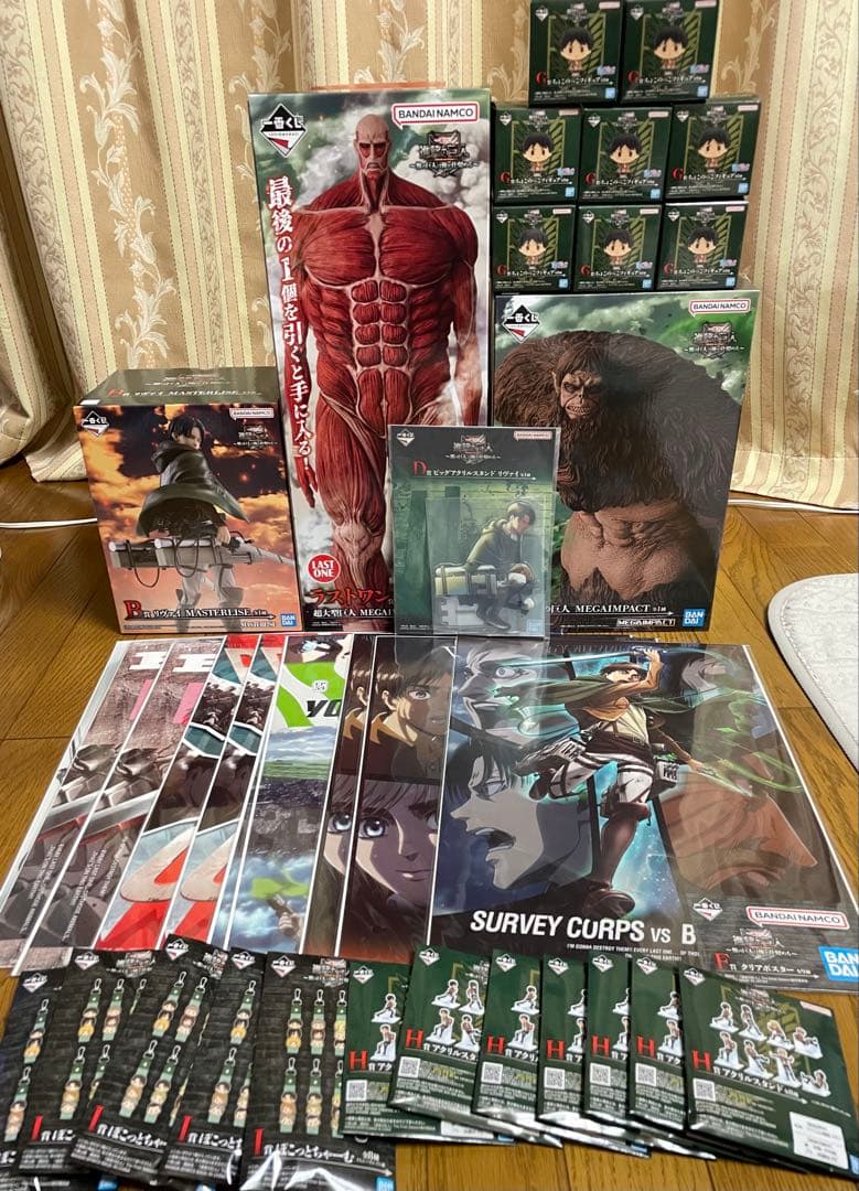 進撃の巨人 一番くじ 獣の巨人は俺が仕留める A賞B賞ラストワン賞　まとめ売り