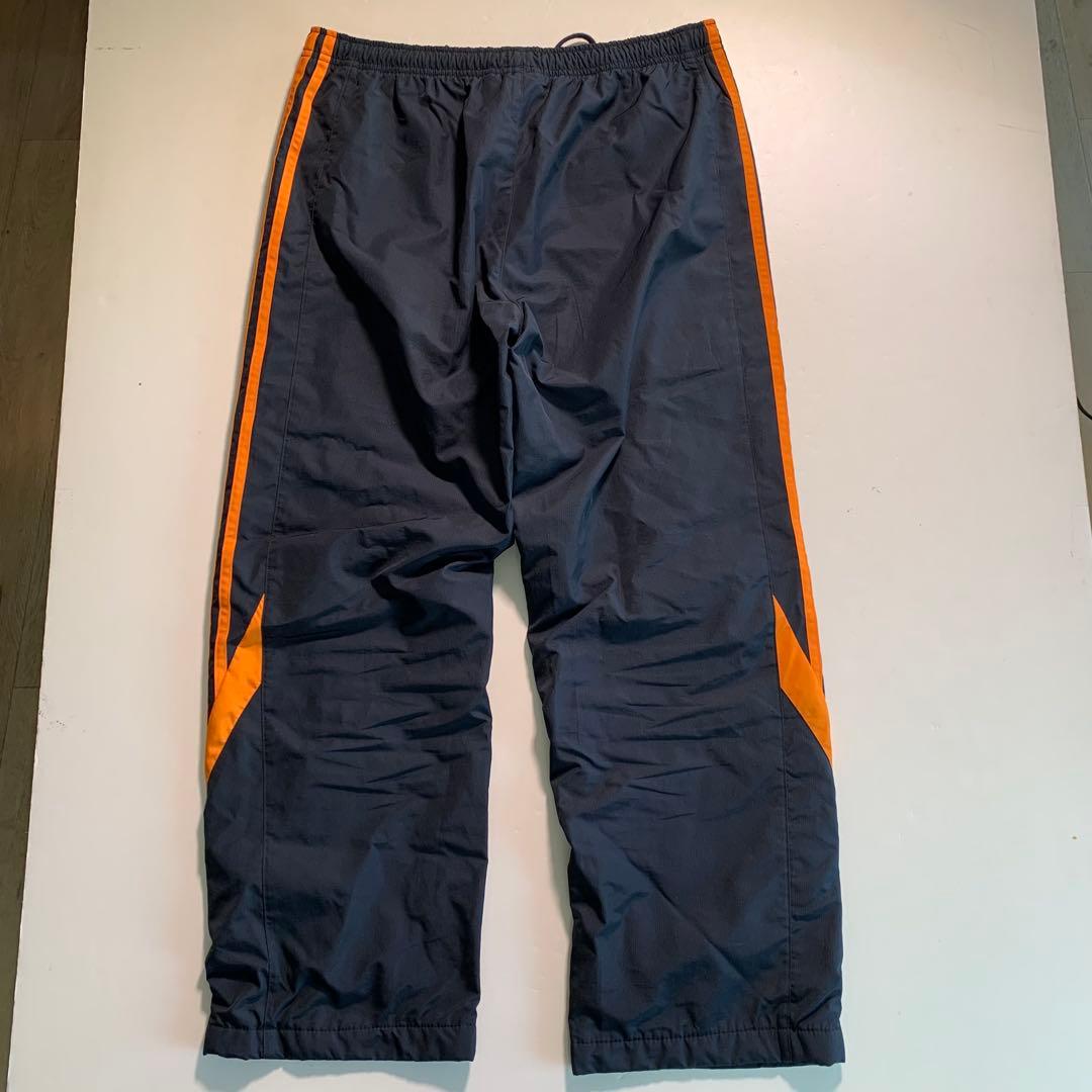 90's adidas ナイロンジャケット セットアップ S〜M ネイビー
