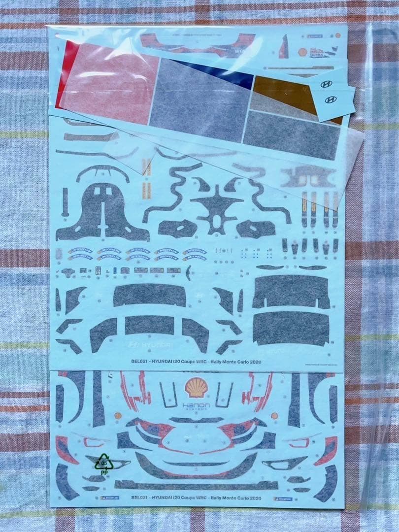 BELKITS 1/24 ヒョンデ i20 WRC 2020モンテカルロ優勝車