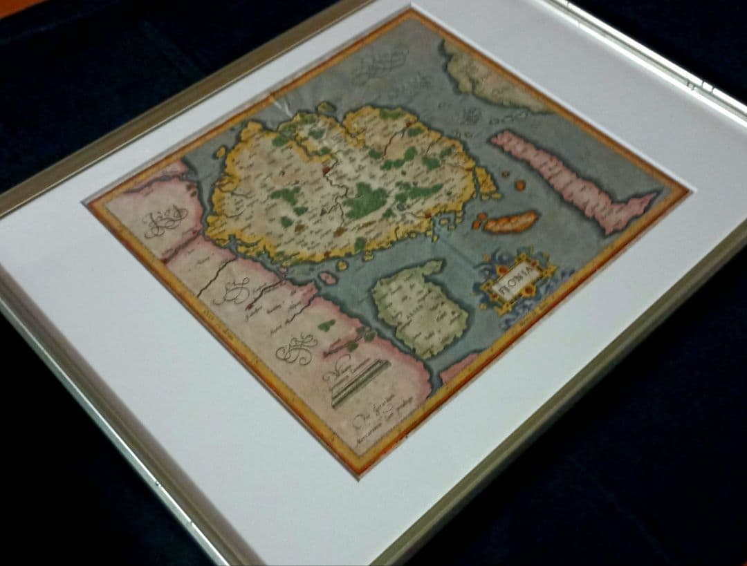 額装品　G.MERCATOR メルカトル　「FIONIA」デンマーク　稀少　美品