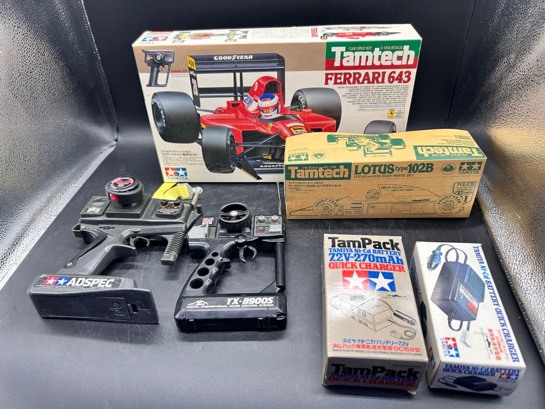 1/14 タムテックRCシリーズ No.8フェラーリ643 組み立てキット現状品