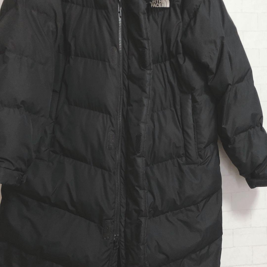 JIMIN　美品 ノースフェイス ロングダウン 黒 XL S-46