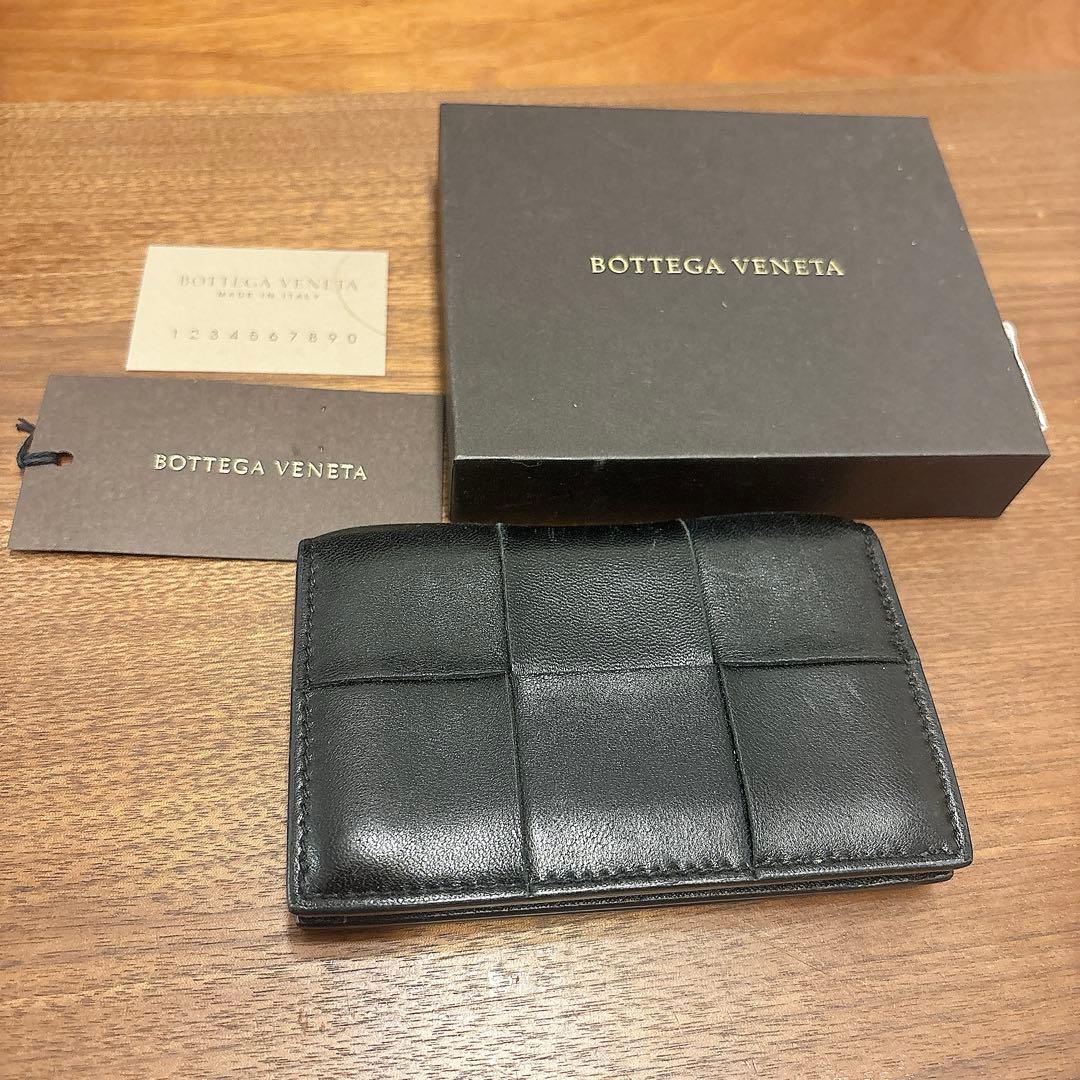 ボッテガカードケース　名刺入れ　ブラック　美品