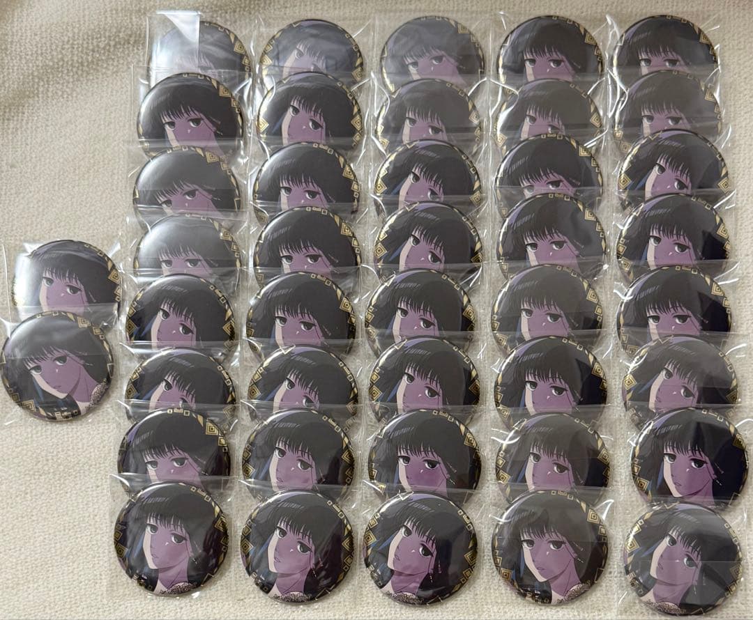 サカモトデイズ 大佛 party mission 箔押し缶バッジ