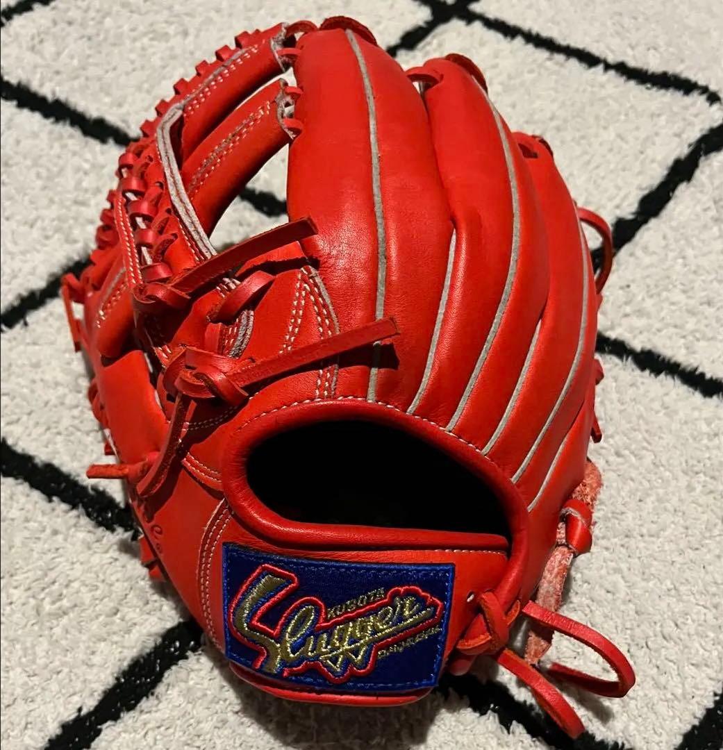 slugger軟式グローブ オレンジKSN-J6X
