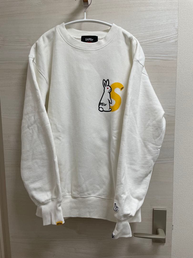 SAPEuR FR2コラボ　スウェット　ウサギ　ホワイト